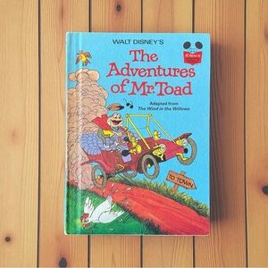 Vintage 1981 Disney’s The Adventures of Mr. Toad – Hardcover Book Club Edition